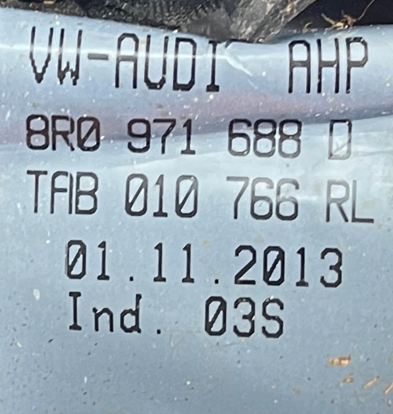 AUDI SQ5 Q5 bundle door rear part right 8R0971688D