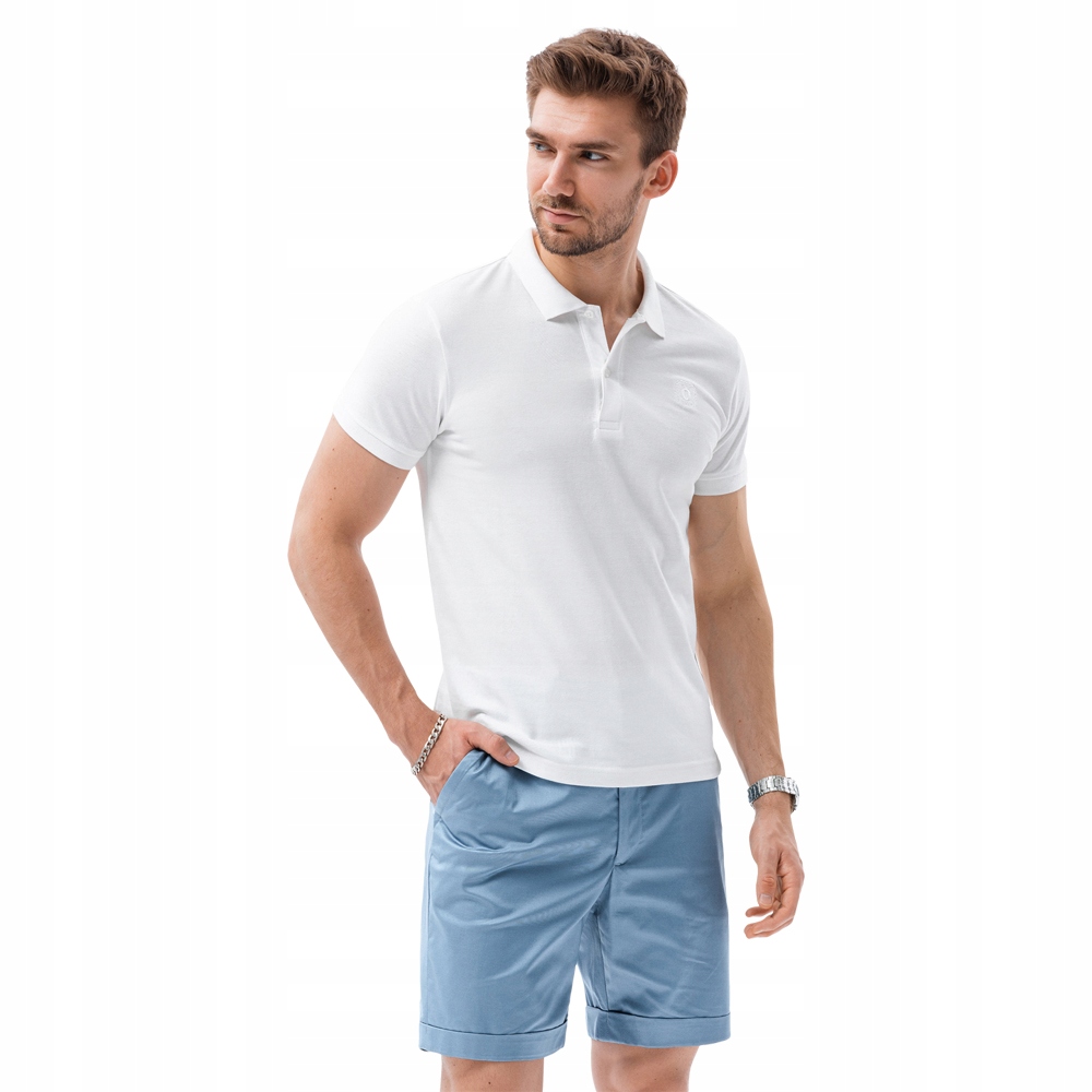 

Koszulka męska polo bawełna S1374 biała XL