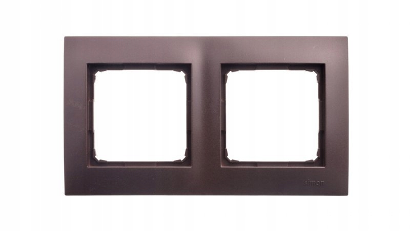 

Simon 54 Premium Ramka podwójna brąz mat DR2/46