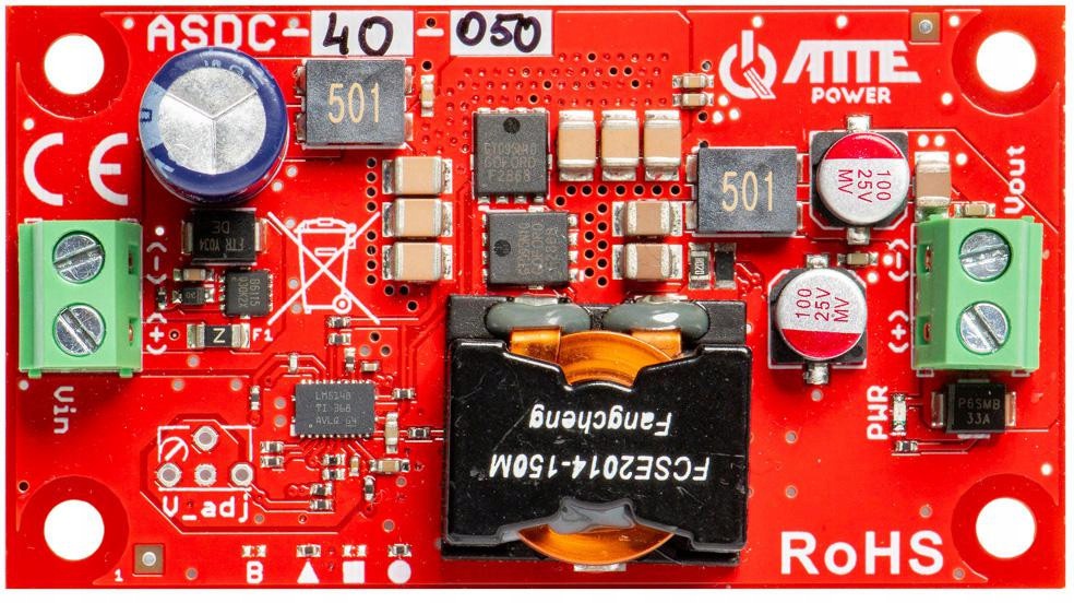 Měnič Napětí Snižující Napětí Na 5 V 40 W Atte ASDC-40-050-OF DC/DC