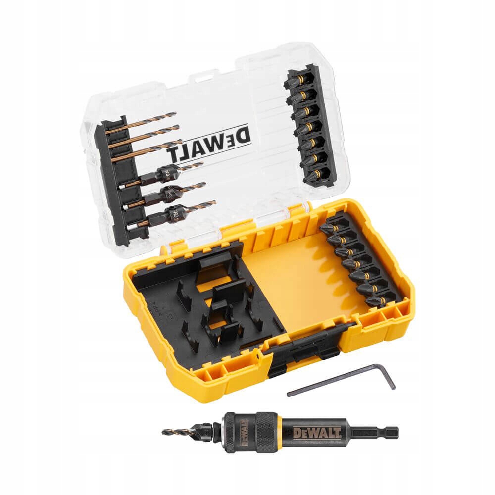Dewalt Zestaw 25 Elementów Obroć I Pracuj Wiercenie Wkręcanie DT70779T