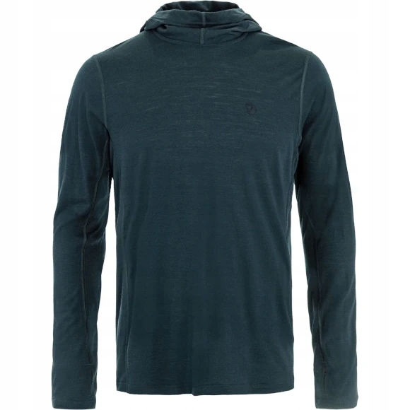 Bluza trekkingowa męska Fjallraven Abisko Wool Hoodie Dark Navy [Rozmiar S]