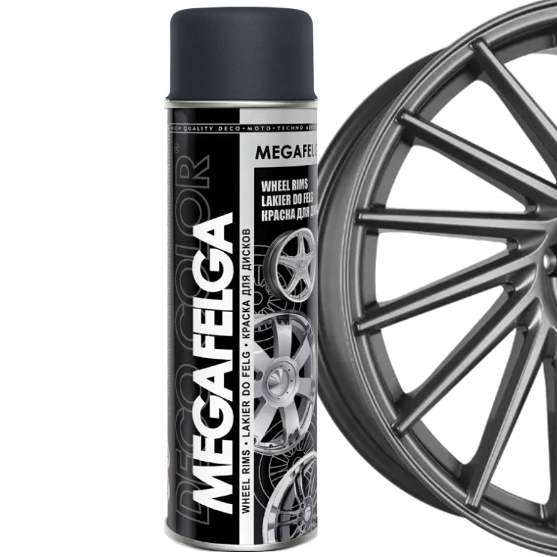 Lakier Spray Farba Do Felg Antracyt Satyna