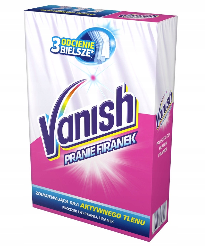 

Vanish Proszek wybielający do prania firanek 400 G
