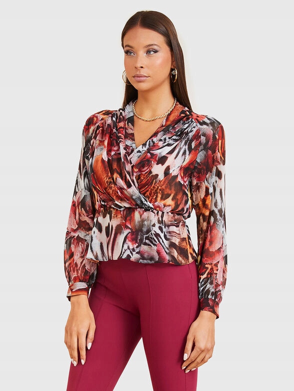 Marciano By Guess Dámská Vzorovaná Halenka S Volánky 46 Gga