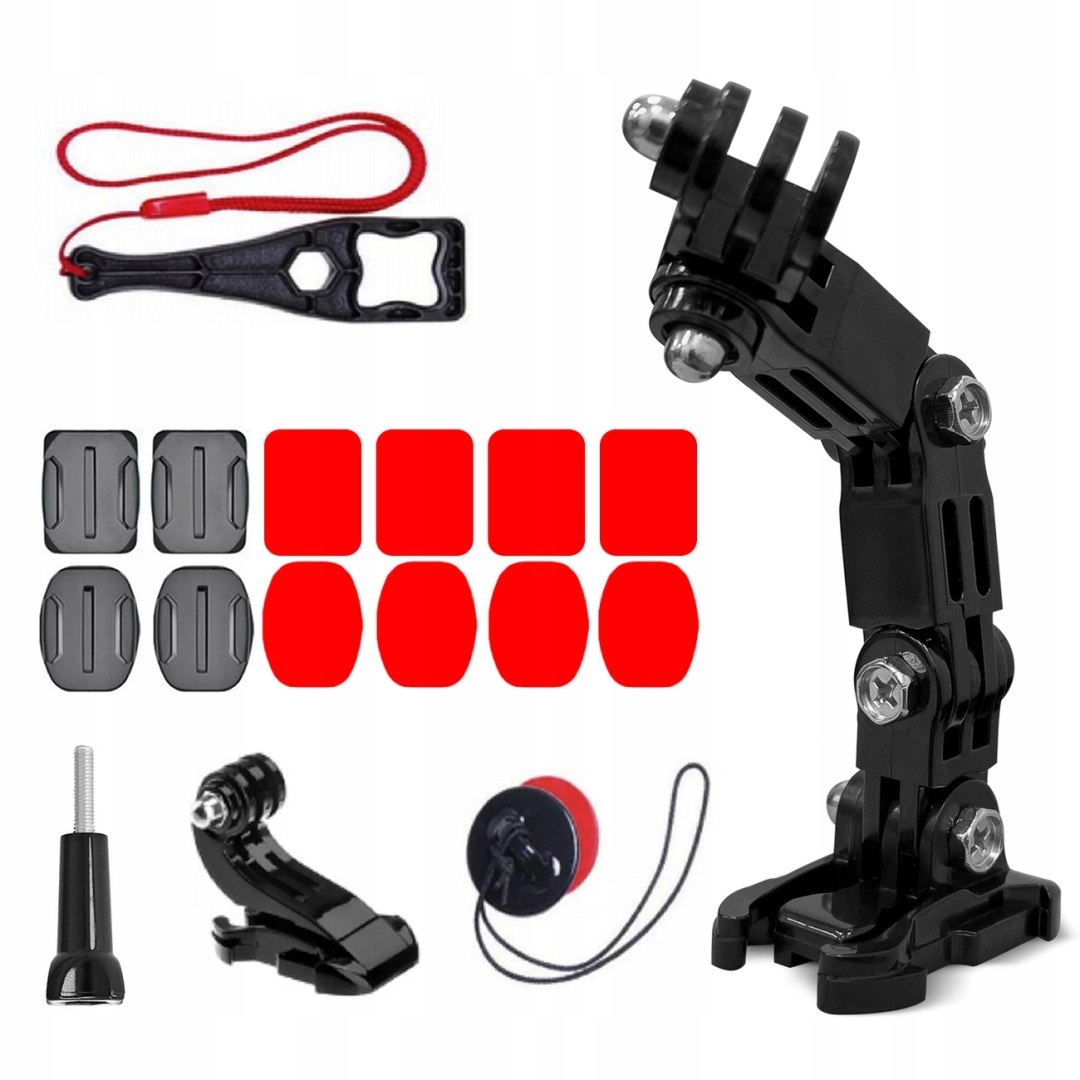 GoPro zestaw akcesoriów montażowych na kask do kamer sportowych GoPro, Dji,