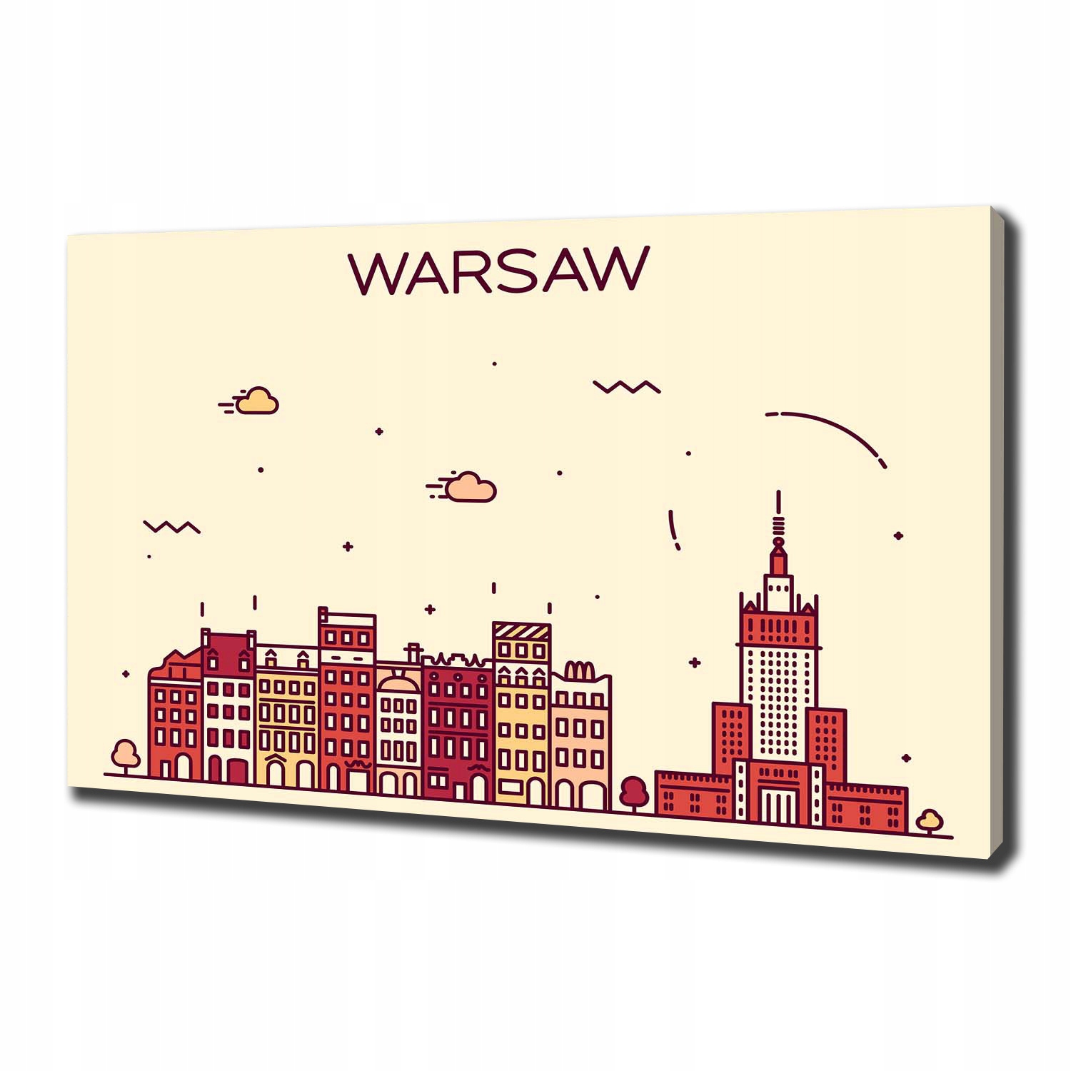 

Foto obraz na płótnie Warszawa Polska 100x70 cm