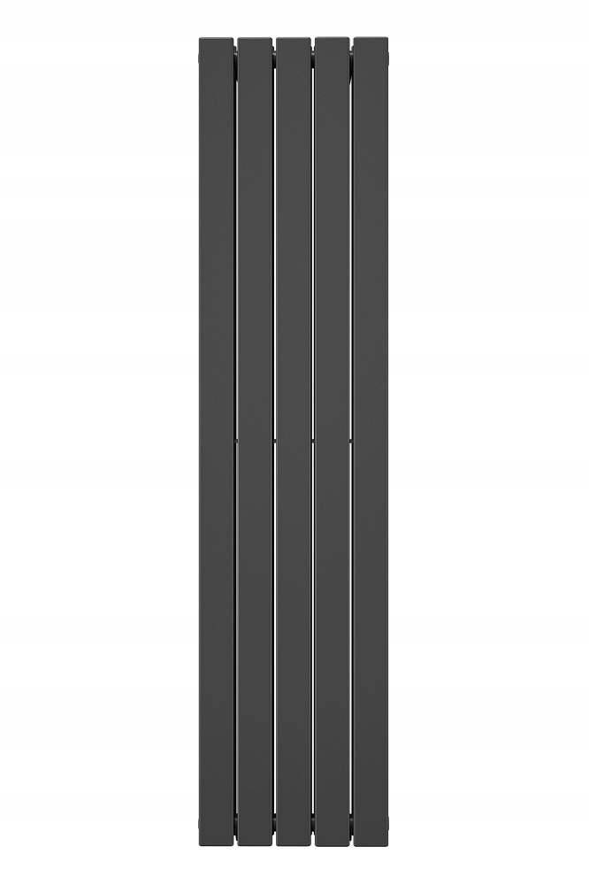 Grzejnik panelowy pionowy Julia 1600x390 antracyt, wersja pojedyncza