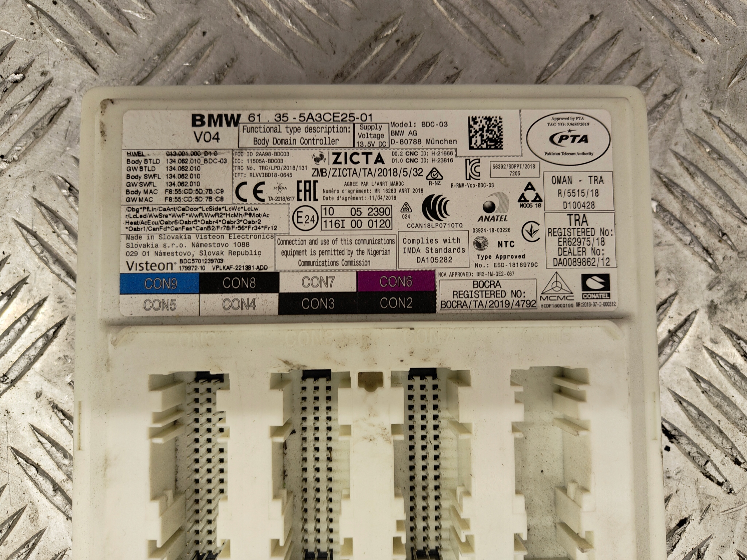 BMW 1 F40 module control unit KOMFORTU 5A3CE25