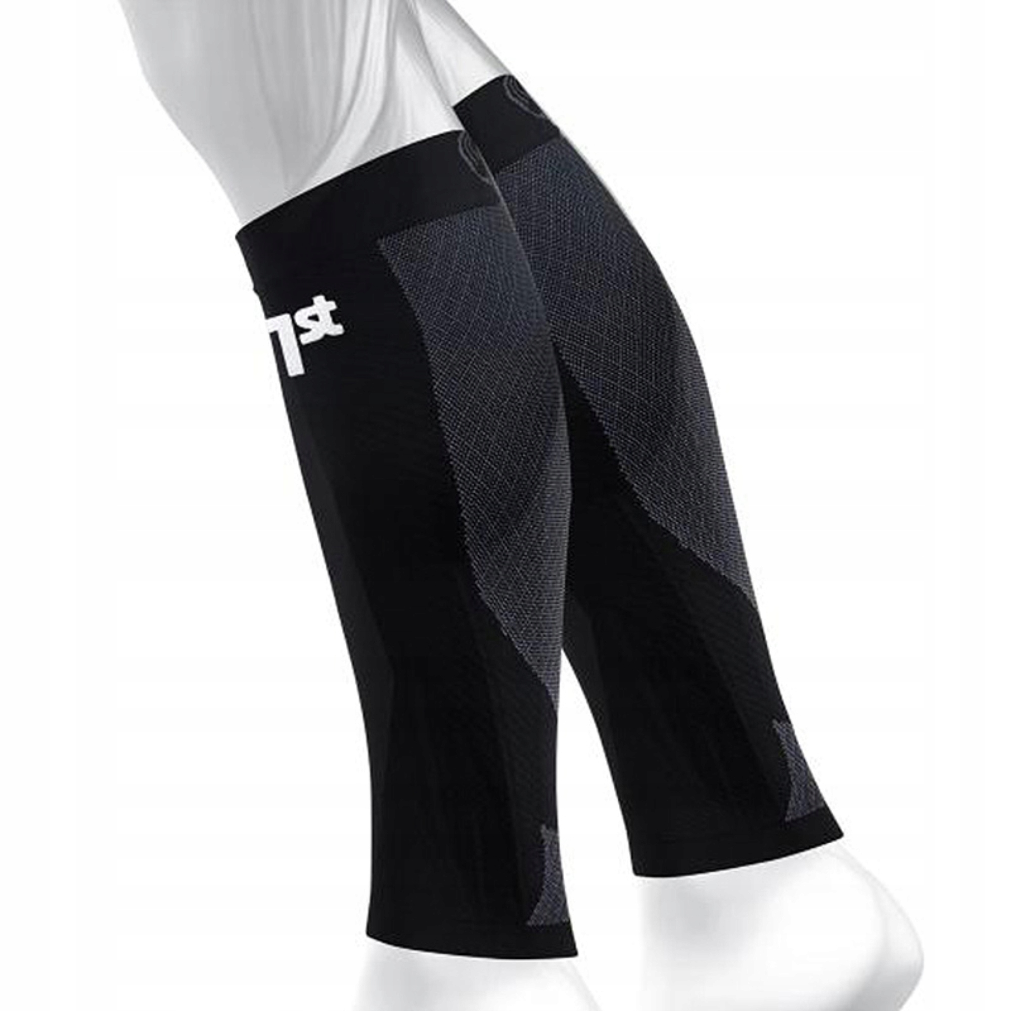 Opaska Na Łydkę opaska kompresyjna na łydkę elastyczna OS1st CS6 czarna XL