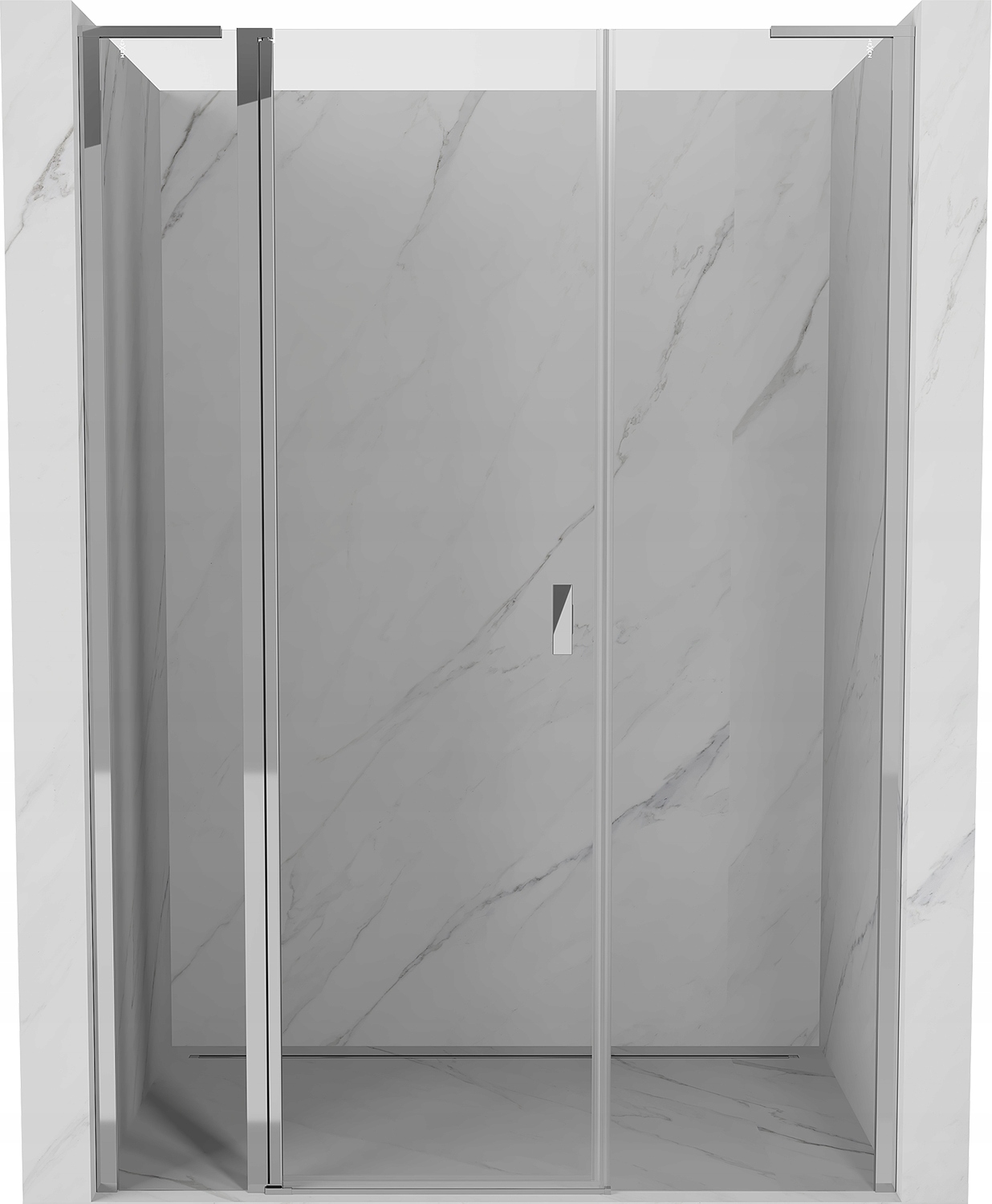Mexen Mist L Drzwi Prysznicowe Uchylne 140 CM Transparent Chrom