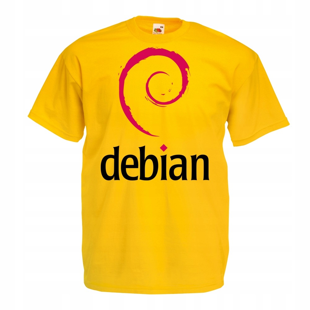 

Koszulka z nadrukiem debian logo It informatyk XL