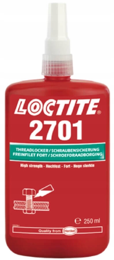 Loctite 2701 250 мл зелений клей для гвинтів