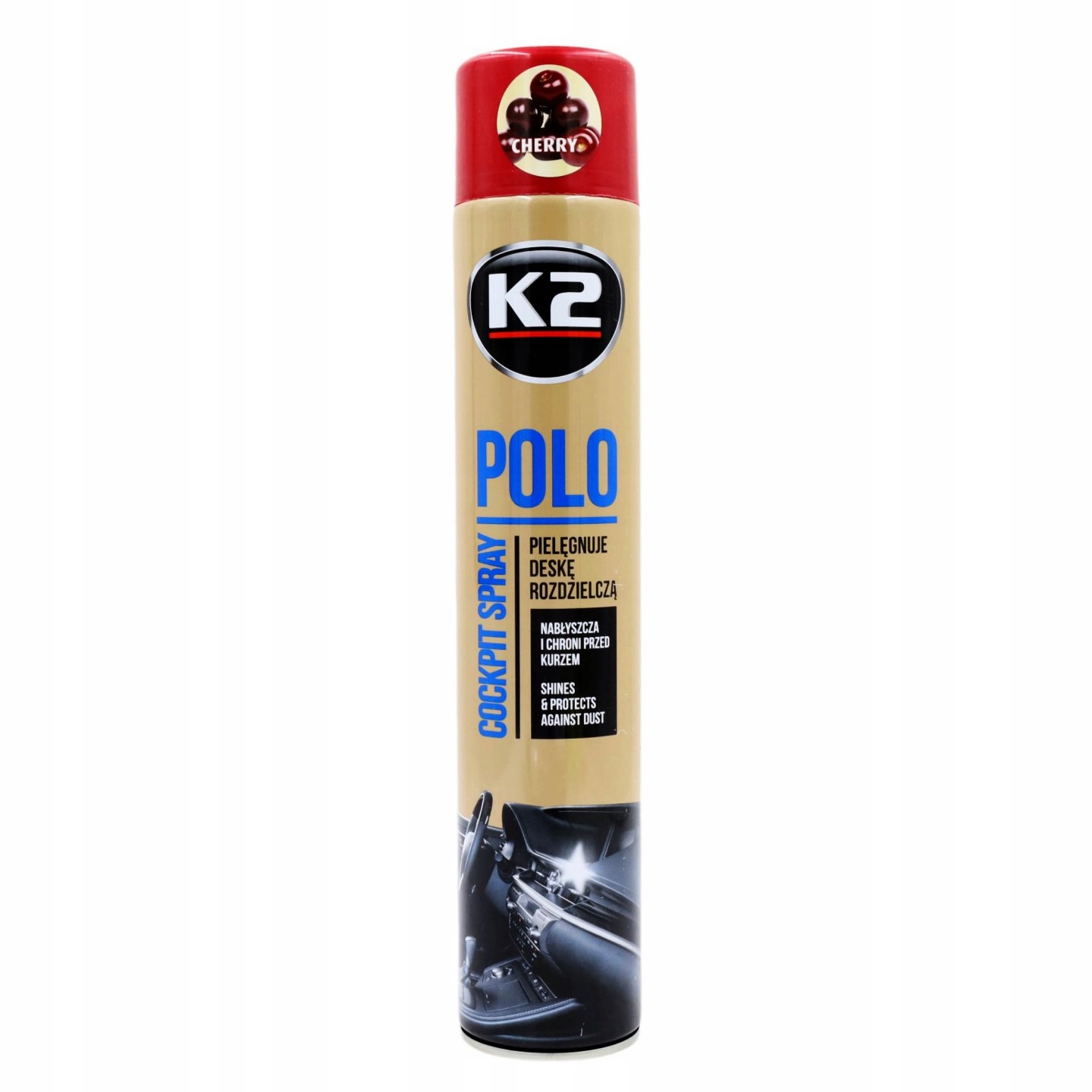 

Spray do Kokpitu K2 Polo Cockpit Wiśnia 750ml