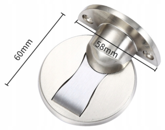 ODBOJNIK MAGNETYCZNY STOPER DO DRZWI SREBRNY MOCNY Marka Efox