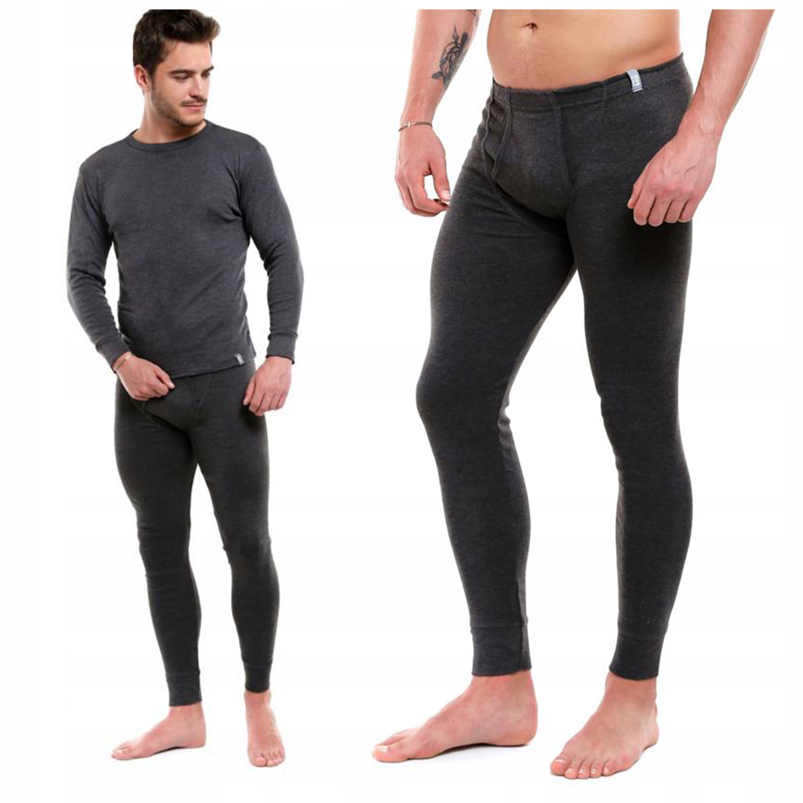 bawełniane ciepłe KALESONY MĘSKIE Moraj *L