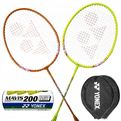 Zestaw do badmintona 2 rakiet Yonex GR-360 3 lotki Yonex