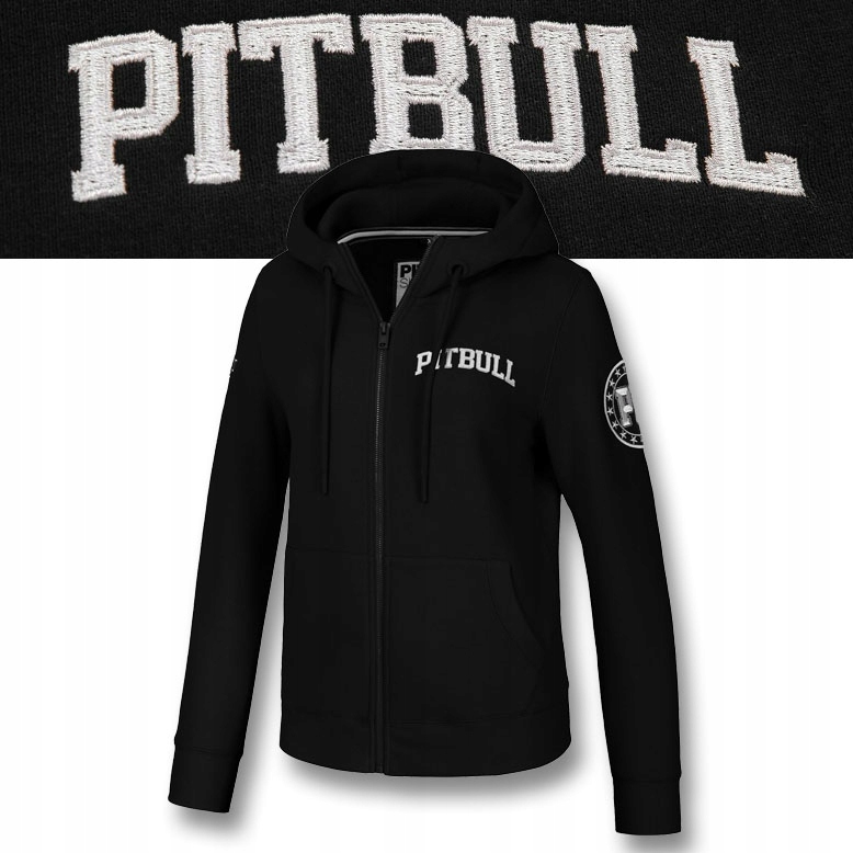 Damska Bluza rozpinana z kapturem Pitbull Tyrian fason
