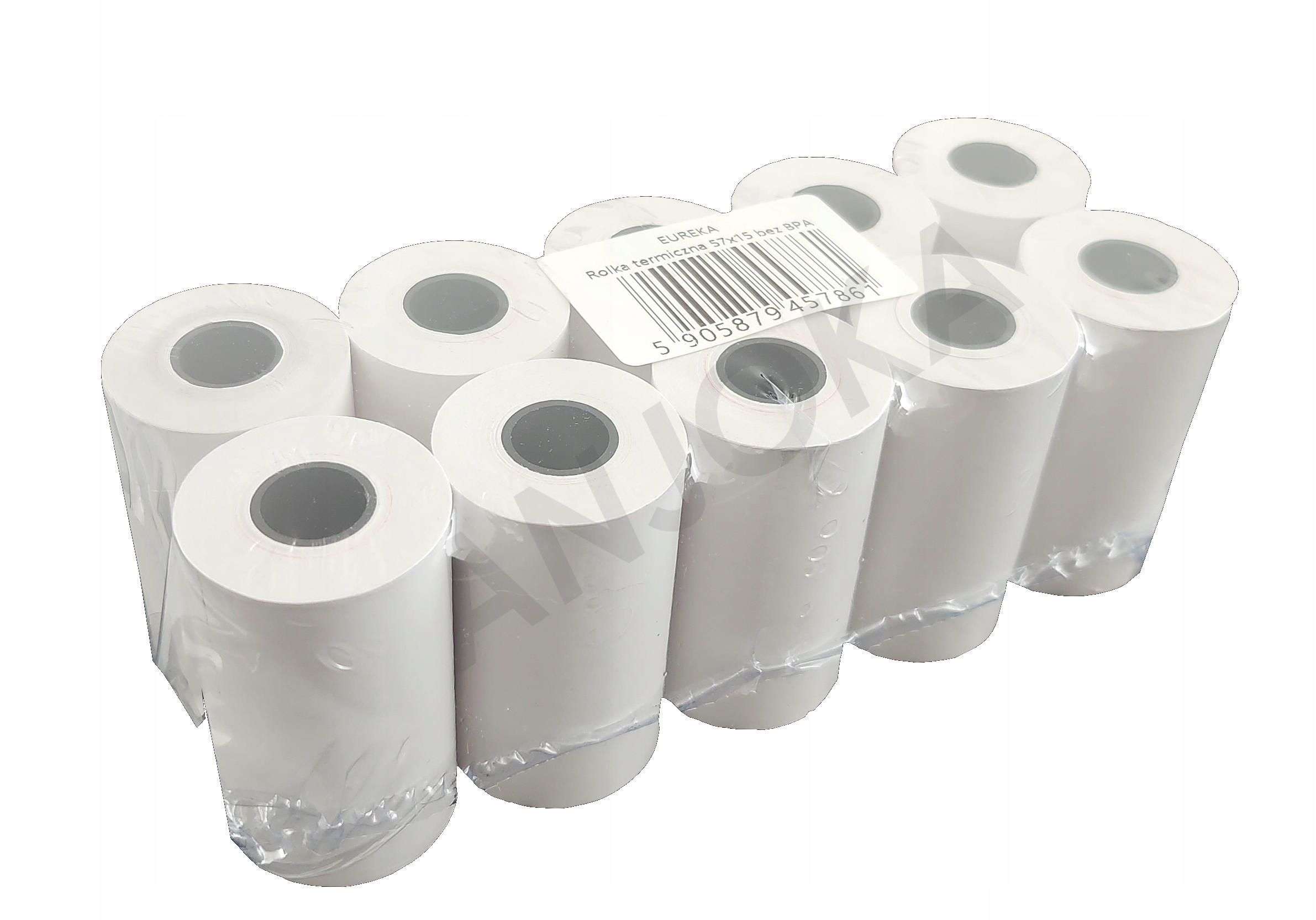 Rolka termiczna do kasy fiskalnej i terminala 57x15 10szt. papier Rodzaj rolka