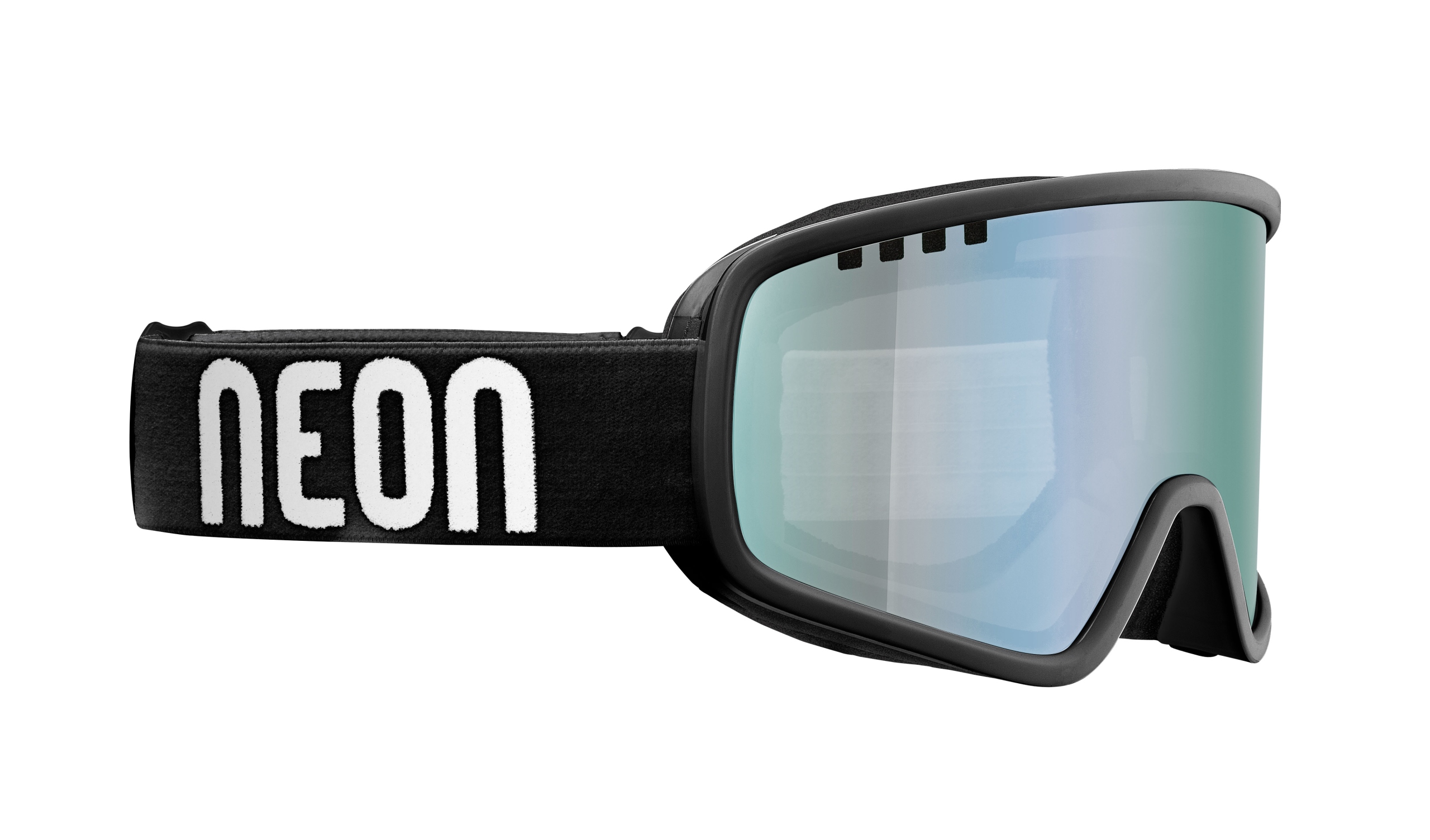 Lyžařské Brýle Neon Force Black White Mirror Acciaio CAT3