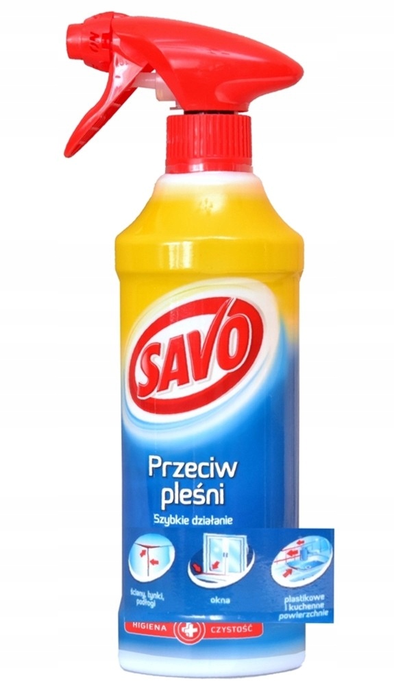 SAVO preparat do usuwania pleśni i grzybów w spray