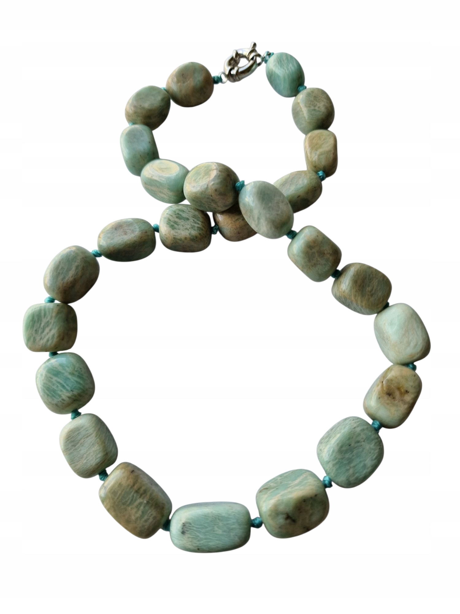Amazonit Přírodní Náhrdelník Kameny Hazardérů Naděje Elixíru Mládí