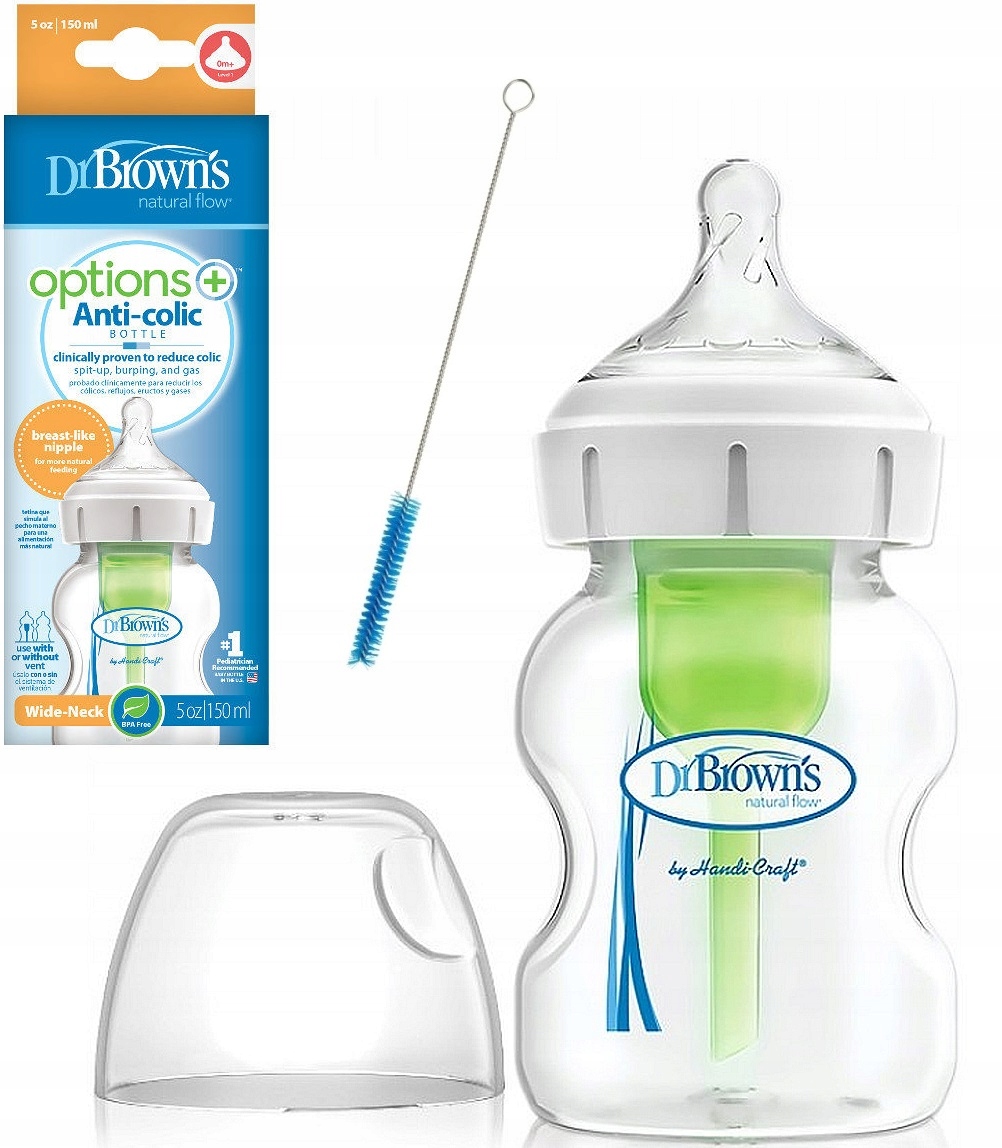 Dr Browns Options Plus BUTELKA 150 ml SZEROKA 1pak