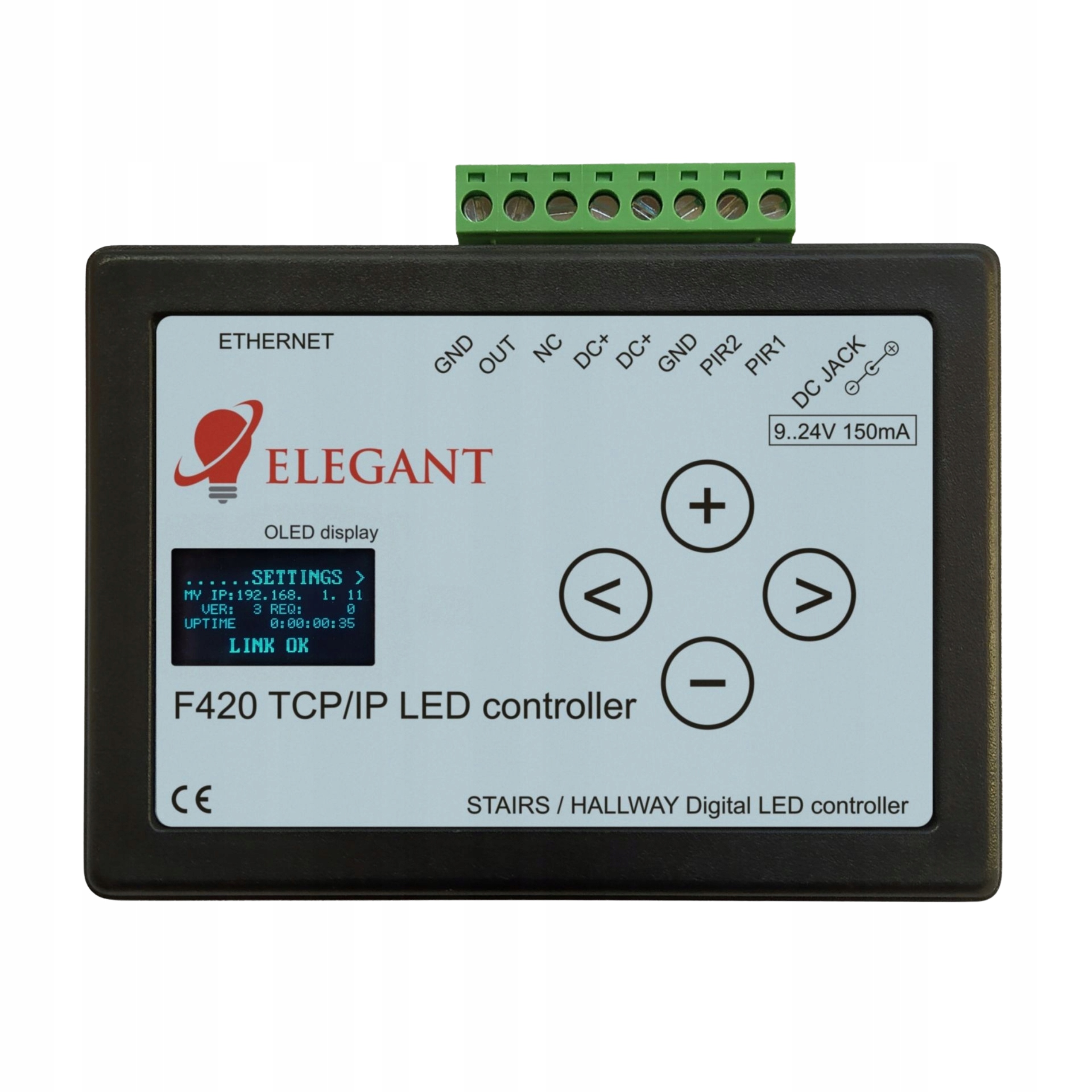 Síťový schodišťový ovladač Elegant Led Rgbw pro digitální pásky