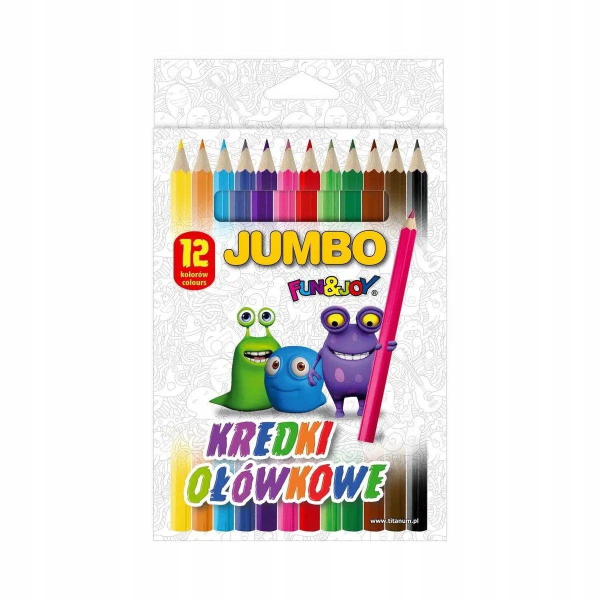

Kredki ołówkowe Jumbo Fun&Joy