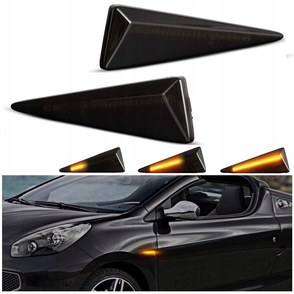 Plywajace Kierunkowskazy Renault Wind 2010 2013 Installation side Left front Right front Left side Right side