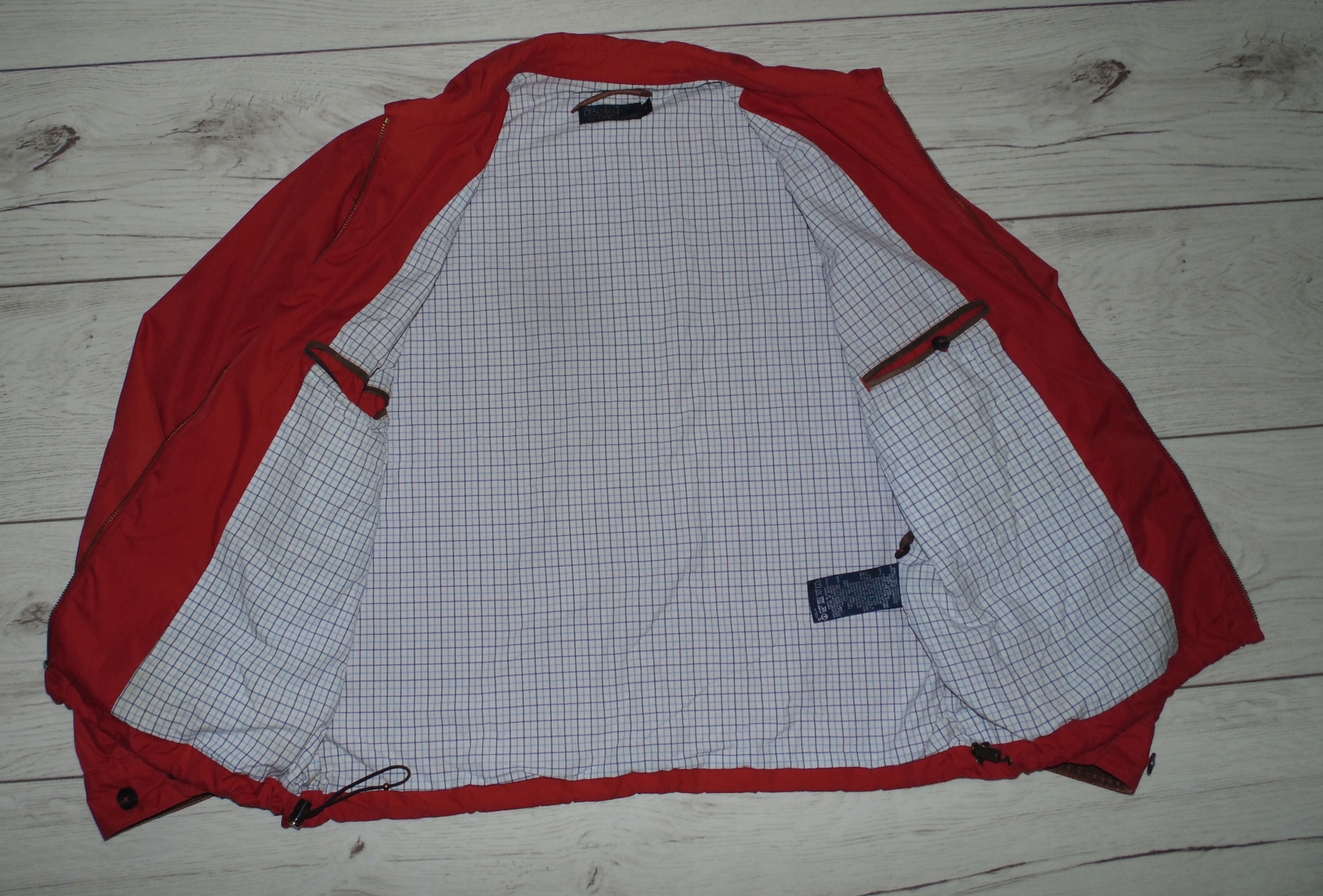 RALPH LAUREN KURTKA HARRINGTON r. L Wzór dominujący logo