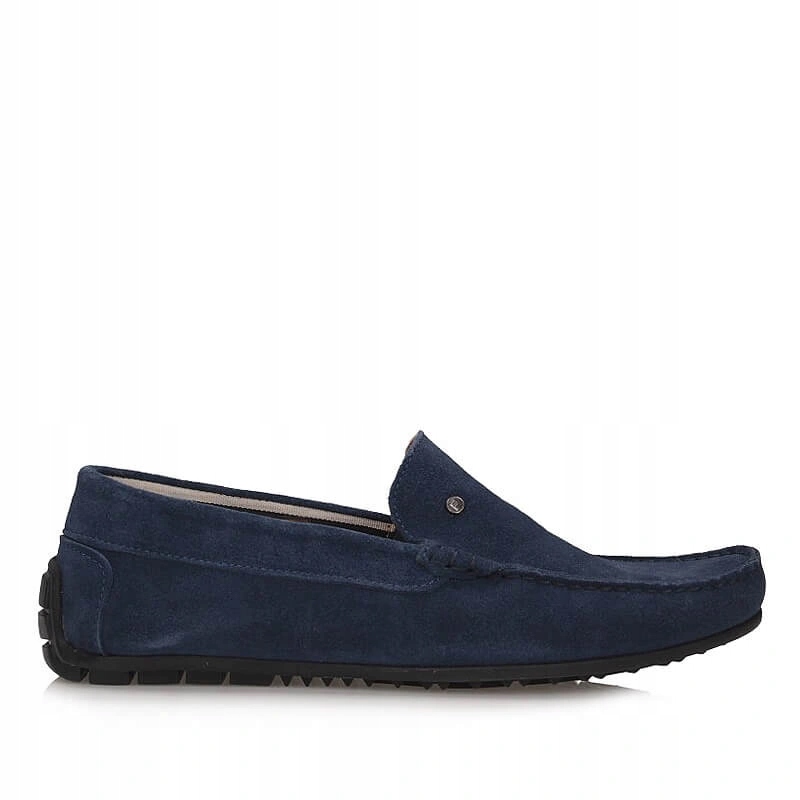 Mokasíny Filippo MP923/26 Nv modré, kožené, nazouvací