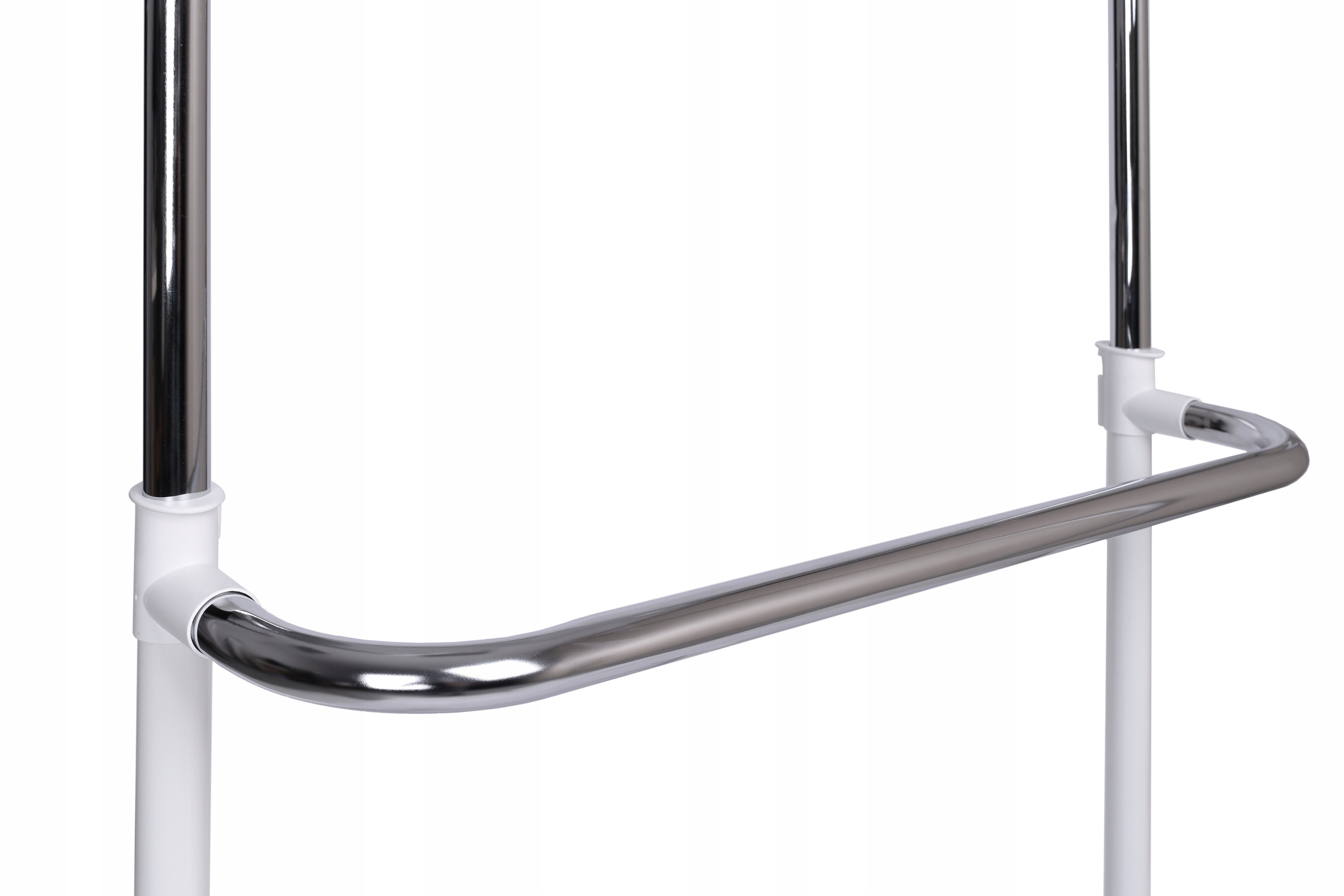 Wieszak stojący metal Gockowiak biały wieszak na ubrania Kolor haczyków biały