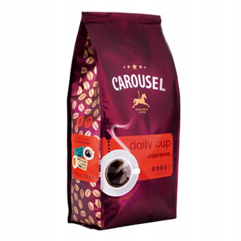 Levně Carousel Coffee Carousel Daily Cup Espresso beans 1000 g