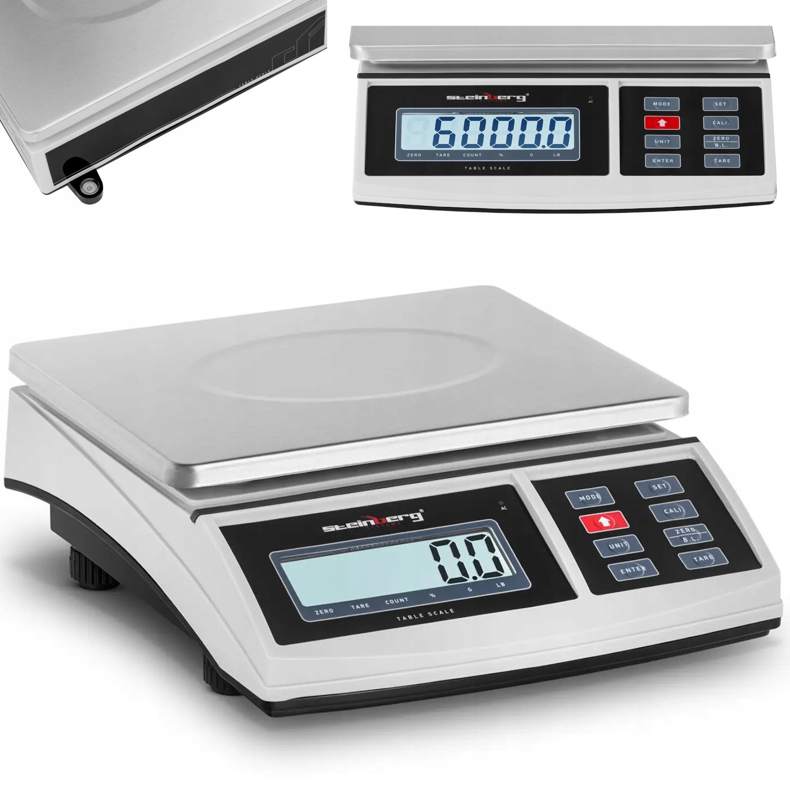 Waga pocztowa paczkowa LCD 21 x 27 cm 6 kg 0.2 g