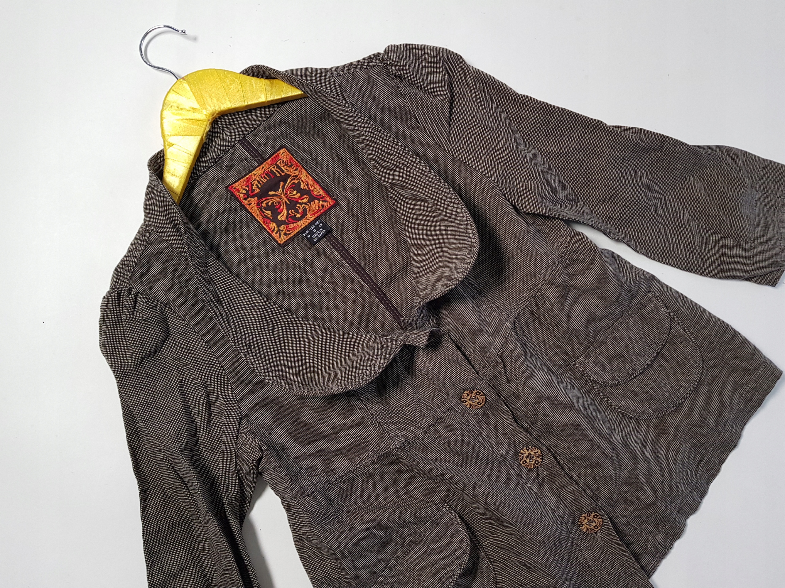 ZARATRE 38/M żakiet ciążowy w krateczkę Rozmiar 38