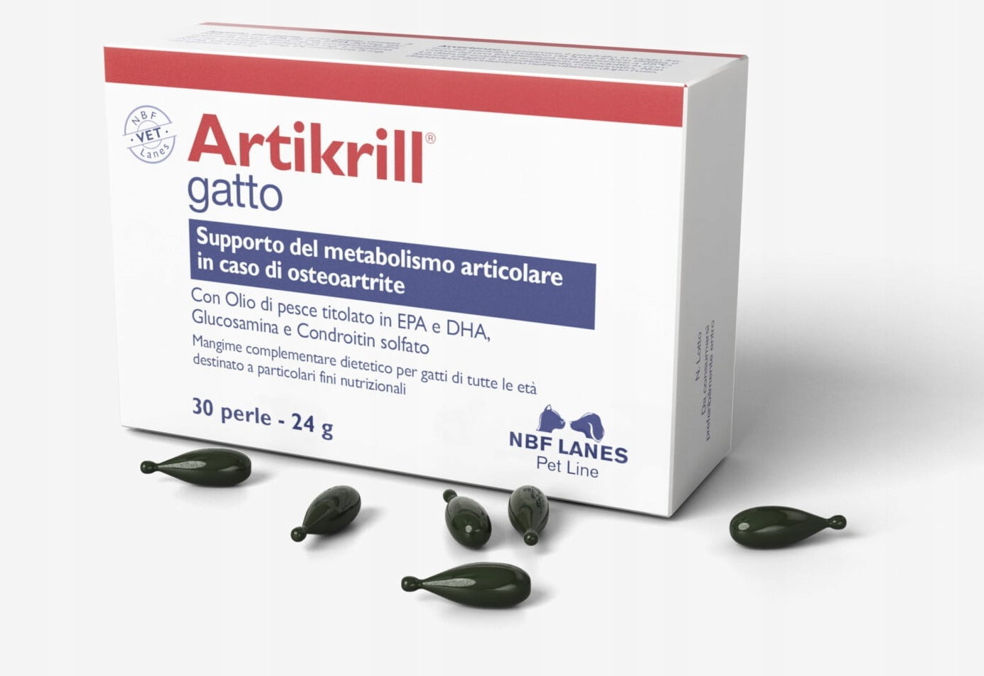 Artikrill Gatto 30 kaps Nbf Lanes dla kota
