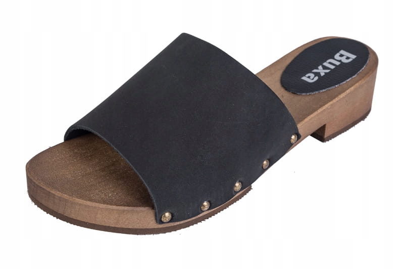 

Komfortowe Drewniaki Chodaki Buxa L40 czarny n. 40