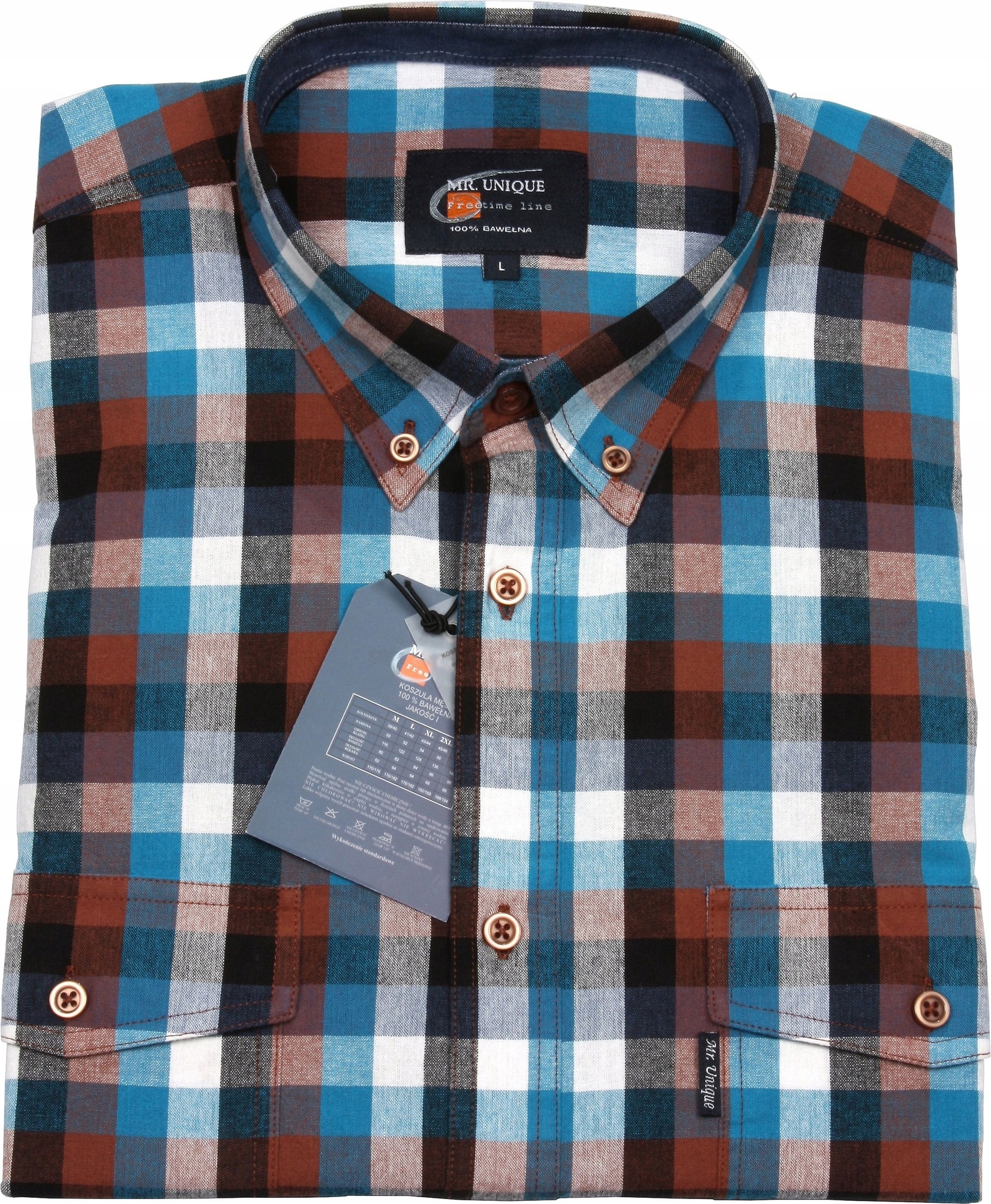 

koszula Mr.UNIQUE bawełna100% L_41/42_obw_kl_120
