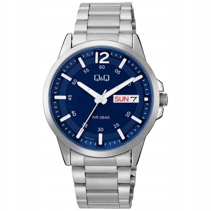 Pánské Hodinky Qq A36A-003P stříbrný náramek