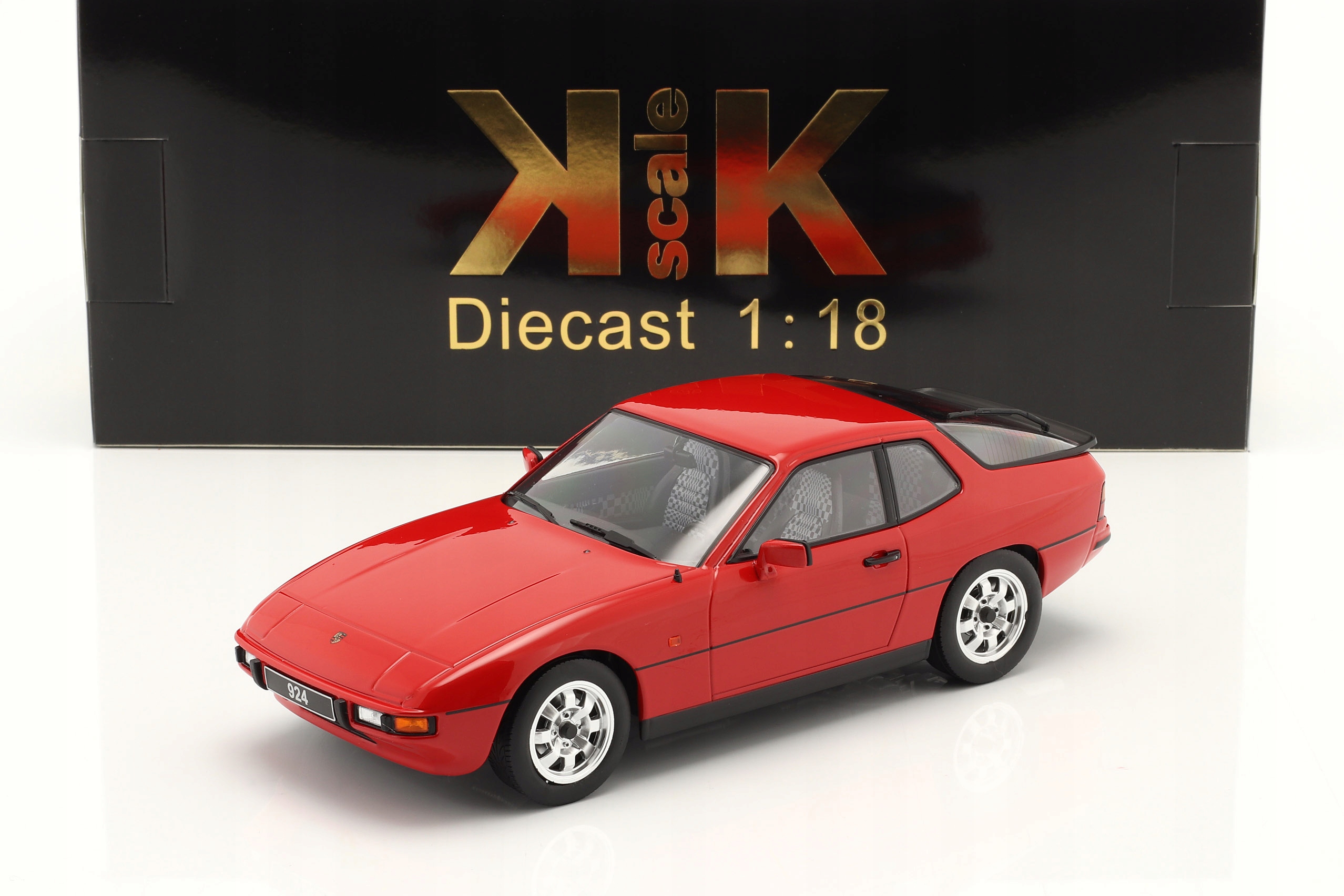 Kk Scale Porsche 924 1985 Red 1:18