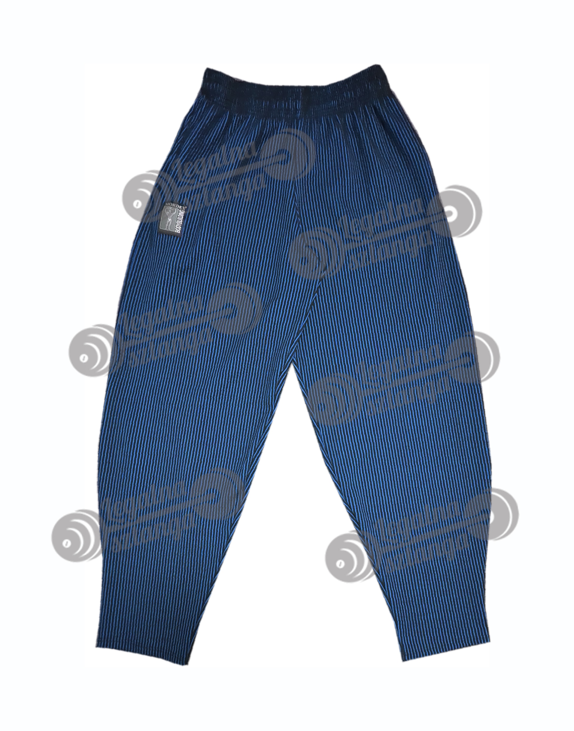 Spodnie dresowe MORDEX czarno niebieskie XL YORK