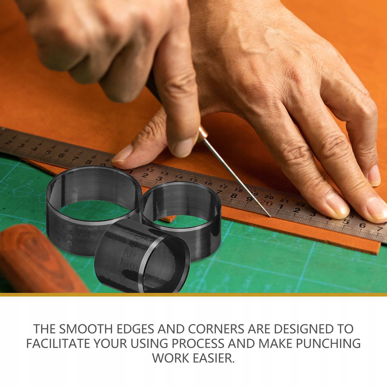 7 SZT. PUNKTY DO SKÓRY NARZĘDZIA DO OBRÓBKI SKÓRY Liczba elementów w zestawie 0 szt.