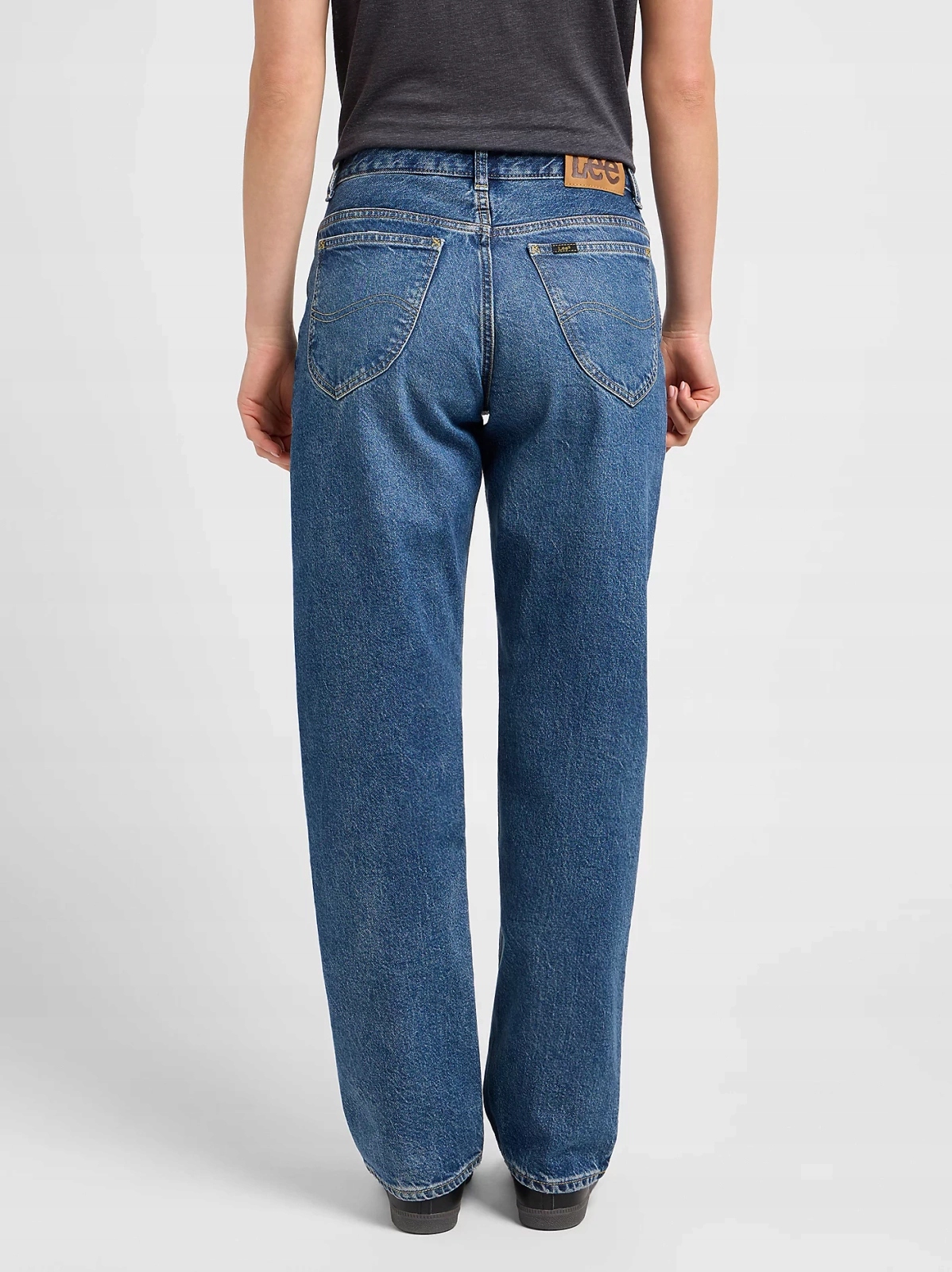 Dámské jednoduché džíny Lee Rider Classic Classic Indigo 112341354 28/33