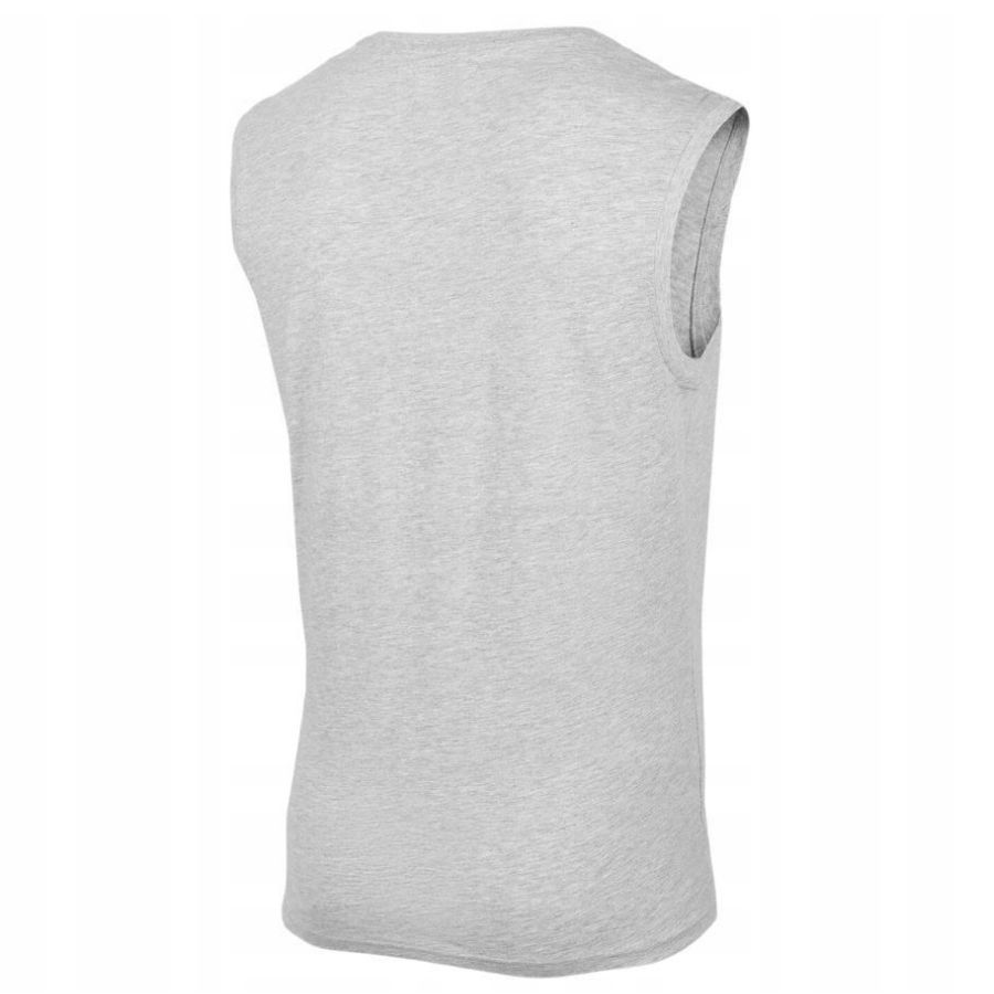 KOSZULKA MĘSKA 4F BEZ RĘKAWÓW TANK TOP PODKOSZULEK NA CO DZIEŃ Kolor szary
