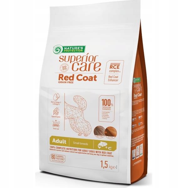 Levně Nature's Protection Superior Care Dog Dry Red Coat Adult