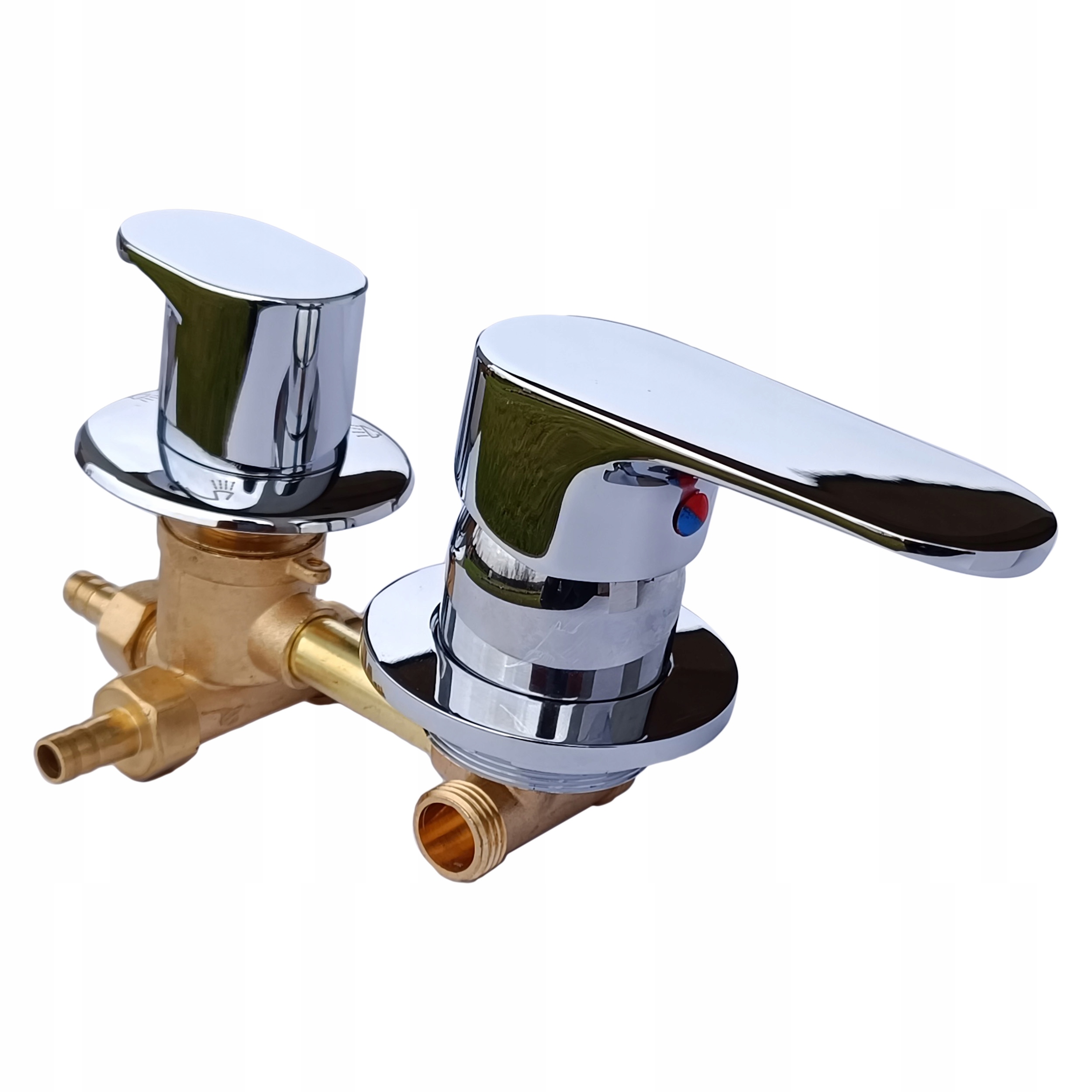 MIESZACZ bateria do kabiny panelu prysznicowego 3 funkcyjny rozmiar 90 mm Kolor chrom