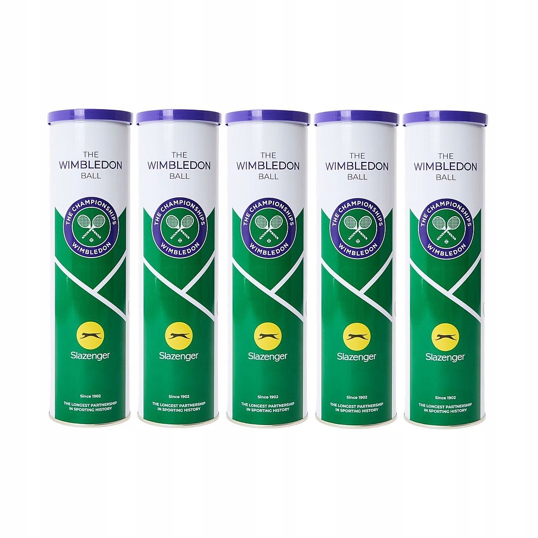 Tenisové míčky Slazenger Wimbledon Komplet 5 x 4 ks