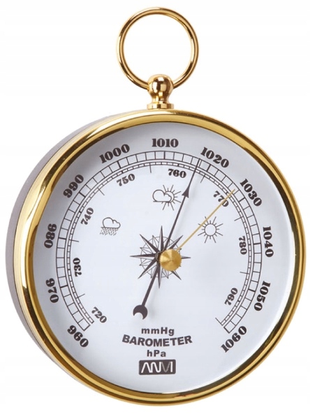 Barometr v rámu, meteostanice ø 110 mm