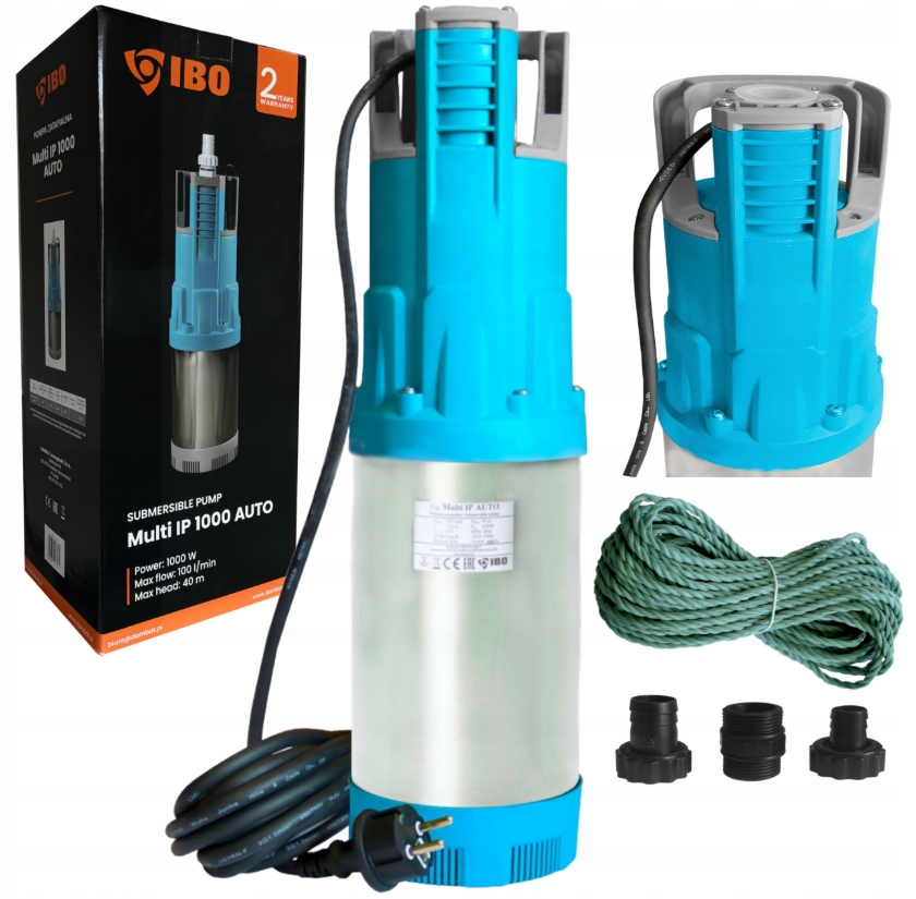 Pompa Multi Ip Auto 100l/min Do Wody Deszczówki Nawadniania Linka Gratis!